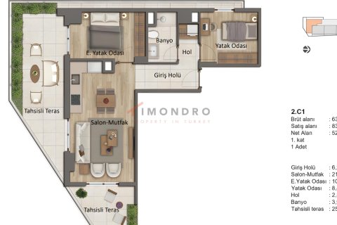 Daire  3+1  Zeytinburnu, İstanbul, Türkiye №192376 - 13