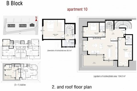 4+1 Takvåning  i Alanya, Antalya, Turkiet Nr. 185940 - 21