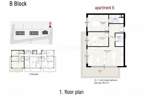 4+1 Takvåning  i Alanya, Antalya, Turkiet Nr. 185940 - 25