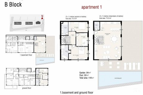 4+1 Takvåning  i Alanya, Antalya, Turkiet Nr. 185940 - 30