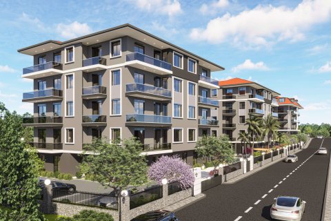 2+1 Lejlighed  i Alanya, Antalya, Tyrkiet Nr. 185813 - 2