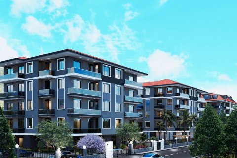 2+1 Lejlighed  i Alanya, Antalya, Tyrkiet Nr. 185813 - 1