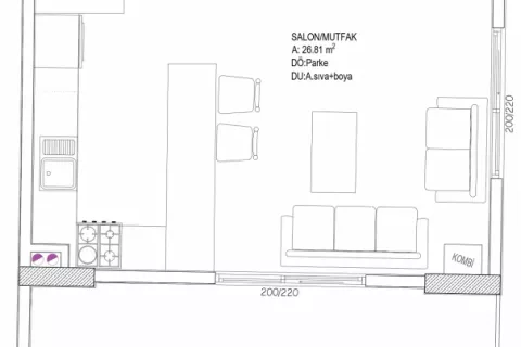 Продажа квартиры  в Аксу, Анталье, Турция 2+1, 114м2, №189516 – фото 18