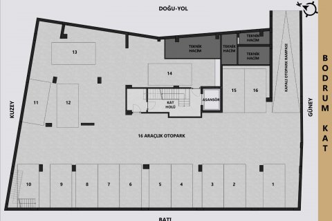 آپارتمان در  Antalya ، امارات متحده عربی 3 خوابه ، 130 متر مربع.  شماره 188521 - 5