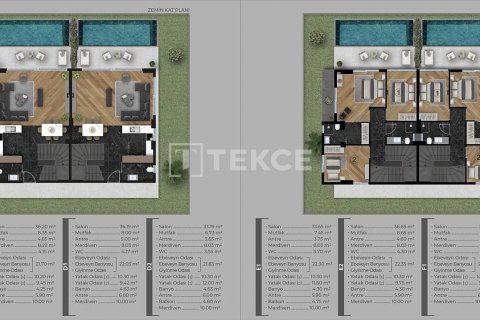 Продажа виллы  в Урле, Измире, Турция 5+1, 210м2, №193961 – фото 19