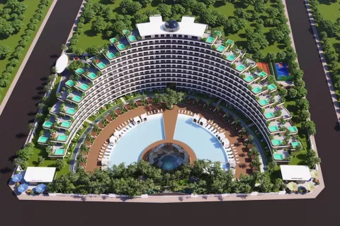 Продажа квартиры  в Аксу, Анталье, Турция 1+1, 47.25м2, №182769 – фото 1