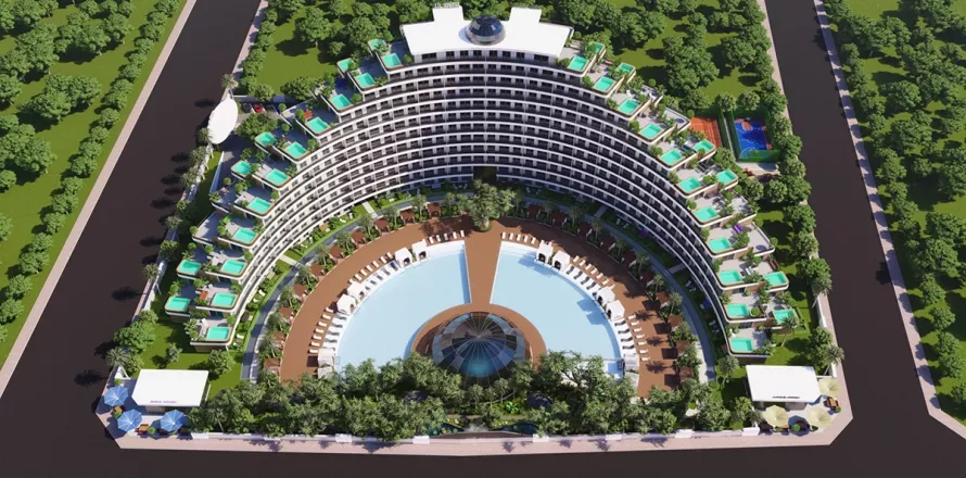 Квартира  1+1 в Аксу, Анталья, Турция №182769