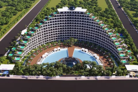 Продажа квартиры  в Аксу, Анталье, Турция 1+1, 47.25м2, №182769 – фото 3