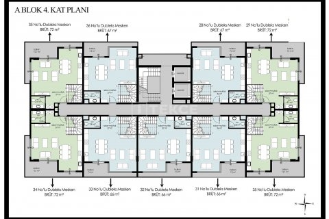 Продажа квартиры  в Аланье, Анталье, Турция 1+1, 67м2, №191473 – фото 26