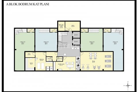 Продажа квартиры в Аланье, Анталье, Турция 2+1, 88м2, №191474 – фото 25