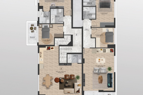 1+1 Wohnung  in Kargicak, Alanya, Antalya, Türkei Nr. 183586 - 16