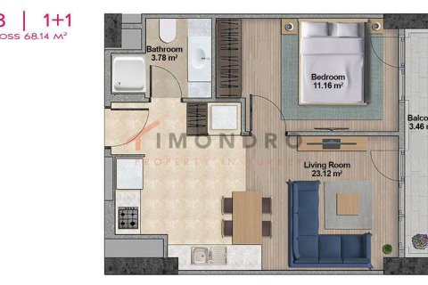 Продажа квартиры  в Эсеньюрте, Стамбуле, Турция 6+1, 363м2, №190496 – фото 26