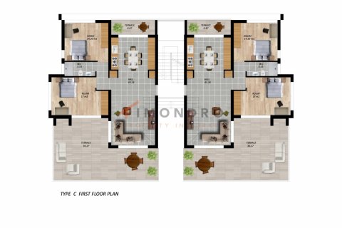 Продажа квартиры  в Йенибоазичи, Фамагусте, Северный Кипр 2+1, 113м2, №190505 – фото 28