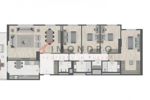 Продажа квартиры  в Стамбуле, Турция 3+1, 160м2, №193575 – фото 24