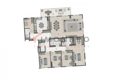 آپارتمان در Istanbul ، ترکیه 2 خوابه ، 106 متر مربع. شماره 193574 - 20