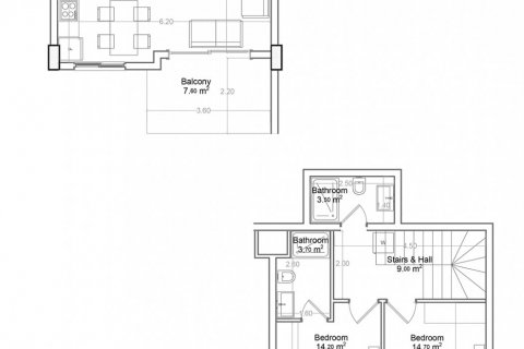 2+1 Penthouse i Yekta Green Life Gazipasa Residence, Gazipasa, Antalya, Tyrkiet Nr. 160833