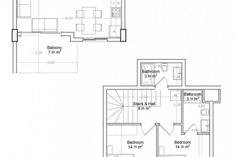 2+1 Penthouse i Yekta Green Life Gazipasa Residence, Gazipasa, Antalya, Tyrkiet Nr. 160834