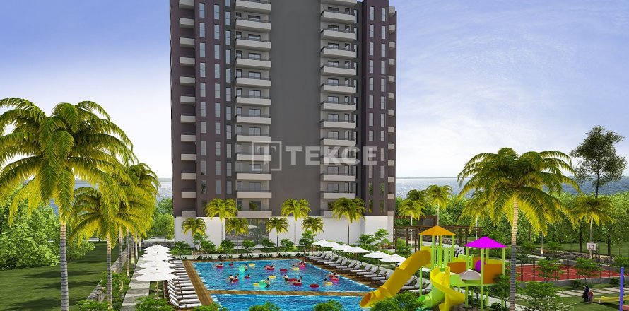 2+1 Lägenhet  i Mezitli, Mersin, Turkiet Nr. 184036