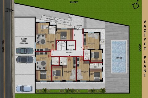 Продажа квартиры  в Анталье, Турция 2+1, 60м2, №193854 – фото 12