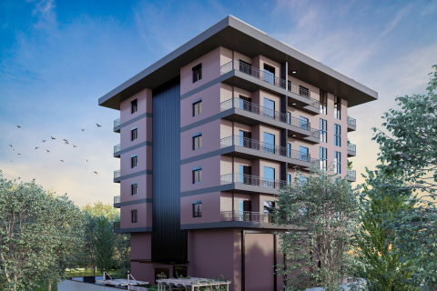 1+1 Leilighet  i Alanya, Antalya, Tyrkia Nr. 185749 - 1