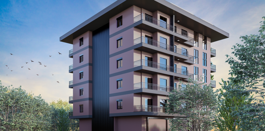 1+1 Leilighet  i Alanya, Antalya, Tyrkia Nr. 185749