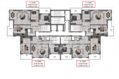 Wohnung  in Mahmutlar, Antalya, Türkei Nr. 190210 - 22