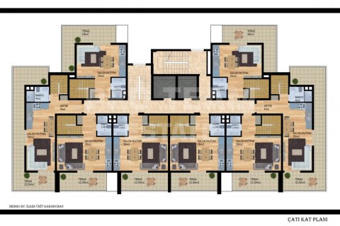 Продажа квартиры  в Авсалларе, Анталье, Турция 3 комн., 103м2, №190204 – фото 28