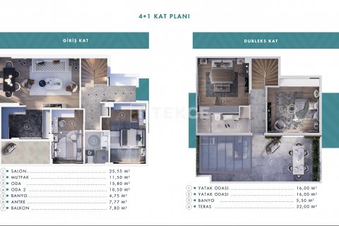 Dubleks daire  4+1  İzmir, Türkiye №191337 - 26