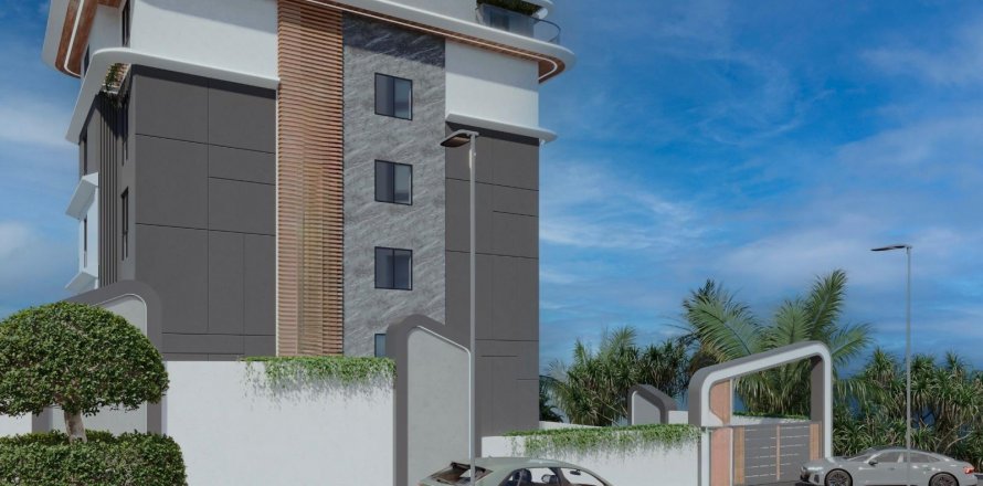 آپارتمان در Alanya ، ترکیه 1 خوابه ، 65 متر مربع. شماره 185794