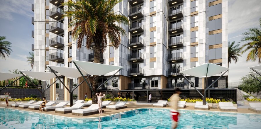 آپارتمان در Alanya ، ترکیه 1 خوابه ، 50 متر مربع. شماره 185826