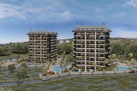 1+1 Lägenhet i Alanya, Antalya, Turkiet Nr. 185793 - 2