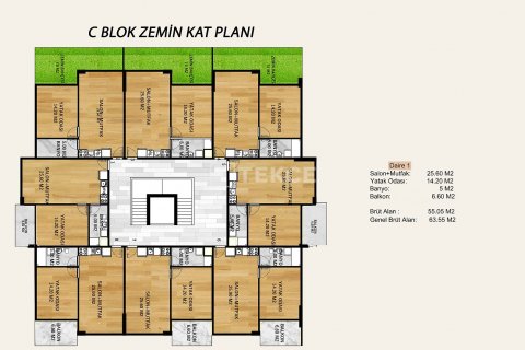 Продажа квартиры  в Ялове, Турция 2+1, 98м2, №187572 – фото 14