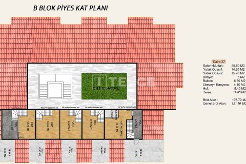 Продажа квартиры  в Ялове, Турция 2+1, 98м2, №187572 – фото 13