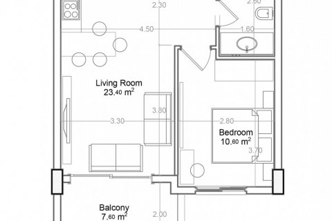 1+1 Leilighet i Yekta Green Life Gazipasa Residence, Gazipasa, Antalya, Tyrkia Nr. 160811