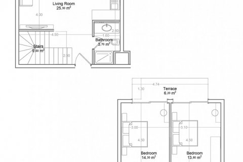 2+1 Penthouse in Yekta Green Life Gazipasa Residence, Gazipasa, Antalya, Turkey No. 160800