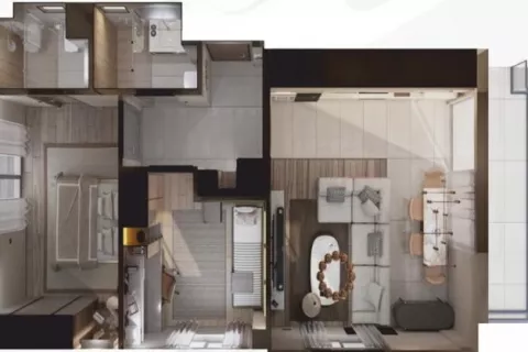 آپارتمان در  Aksu ، ترکیه 2 خوابه ، 95 متر مربع.  شماره 183224 - 20