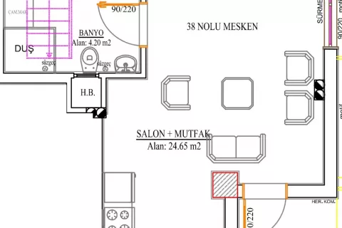 Apartment for sale  in Turkey, 2 bedrooms, 95m2, No. 183265 – photo 24