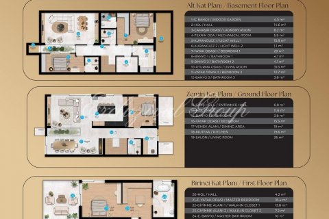 Продажа виллы  в Бодруме, Мугле, Турция 4+2, 302м2, №192572 – фото 18