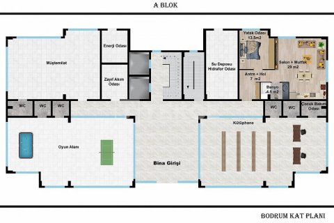 Dubleks daire 2+1 Alanya, Antalya, Türkiye №192582 - 29
