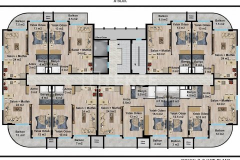 Продажа квартиры  в Аланье, Анталье, Турция 1+1, 63м2, №192580 – фото 30