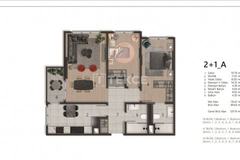 Daire  2+1  İstanbul, Türkiye №191129 - 20