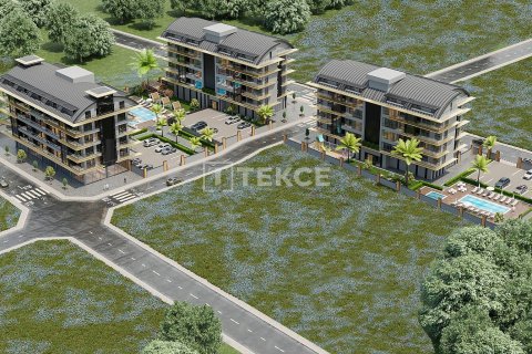 3+1 Penthäuser  in Alanya, Antalya, Türkei Nr. 191476 - 2