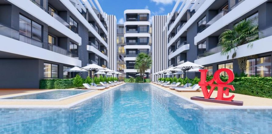 آپارتمان در  Antalya ، امارات متحده عربی 94 متر مربع.  شماره 186283