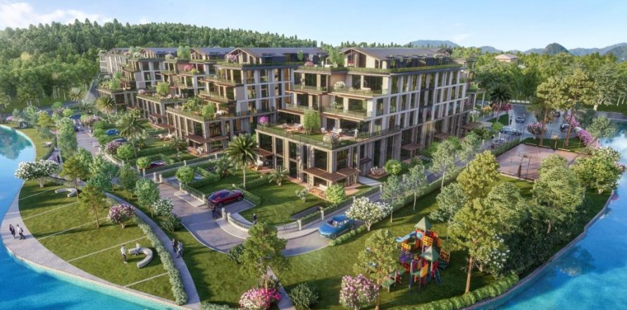 Квартира  3-х ком. в Стамбуле, Турция №186034