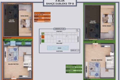 Apartment for sale  in Antalya, Turkey, studio, 35m2, No. 186543 – photo 24