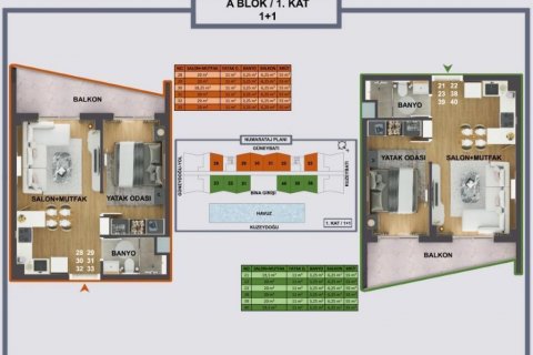 Apartment for sale  in Antalya, Turkey, studio, 35m2, No. 186543 – photo 29