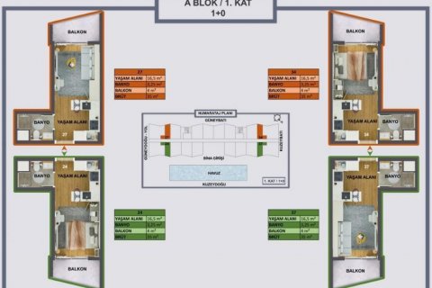 Daire   Antalya, Türkiye №186544 - 28