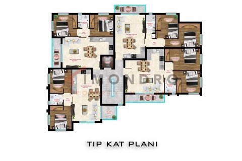 Продажа квартиры  в Северном Кипре 2+1, 95м2, №184047 – фото 14