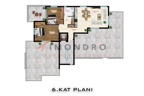 Продажа квартиры  в Северном Кипре 2+1, 95м2, №184047 – фото 15