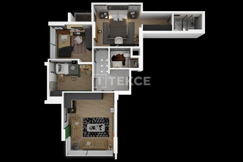 آپارتمان در Mezitli ، ترکیه 3 خوابه ، 97 متر مربع. شماره 184033 - 19